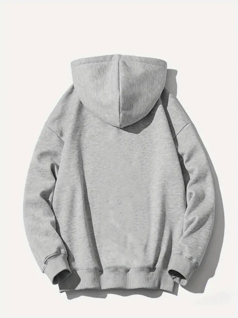 1pc Mysterious-Style Geometric Pattern Cotton Hoodie for Women, Casual Comfortable Mid-Stretch Fabric, Cute Round Neck Pullover for Everyday Wear and Night Activities - Autumn/Winter Collection